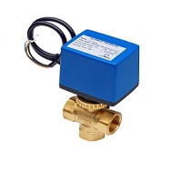 Trojcestn&eacute; se servopohonem na 230V &bdquo;vertik&aacute;ln&iacute;"