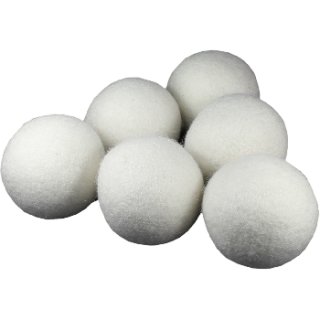 Ecosavers Vlněn&eacute; koule do su&scaron;ičky 6 ks