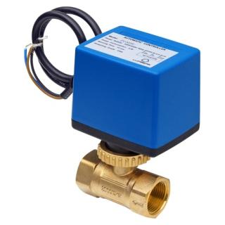 Z&oacute;nov&yacute; ventil Lufberg ZV2-15-5-230 s pohonem 230V (DN15, 1/2", KVs 4,62)