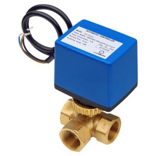 Z&oacute;nov&yacute; ventil Lufberg ZV3A-15-5-230 s pohonem 230V (DN15, 1/2", KVs 4,62) &bdquo;HORIZONT&Aacute;LN&Iacute;"