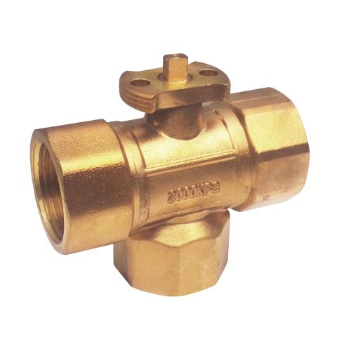 Z&oacute;nov&yacute; ventil Lufberg ZV3-25-13 tř&iacute;cestn&yacute; (DN 25, 1", Kv 13,02) - &bdquo;VERTIK&Aacute;LN&Iacute;"