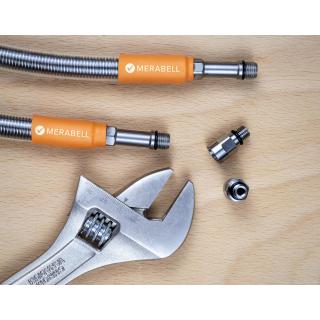 Redukce Merabell M10x1(F) - M8x0,75(M) pro hadice Aqua (sada - 2 ks) - HansGrohe obr.3