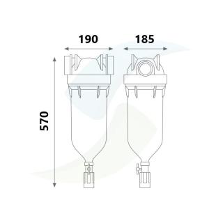 Filtr Atlas HYDRA BIG RLH 50mcr - 6/4" obr.1