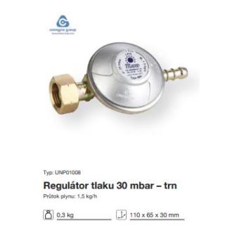 REGUL&Aacute;TOR TLAKU 30 MBAR, 1,5 Kg/h, s hrotem obr.1