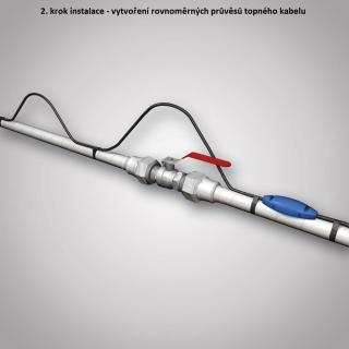 Topný kabel na potrubí s termostatem Fenix PFP 6m/72W obr.3