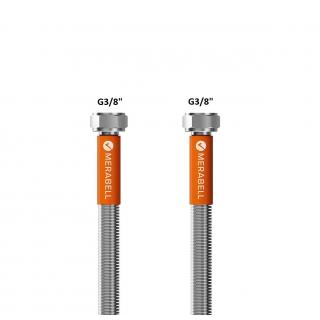 Nerezov&aacute; flexi hadice k WC MERABELL Aqua Profi G3/8&rdquo; &ndash; G3/8&rdquo; 50 cm (toaletn&iacute;)