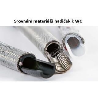 Nerezov&aacute; flexi hadice k WC MERABELL Aqua Profi G3/8&rdquo; &ndash; G1/2&rdquo; 50 cm (toaletn&iacute;) obr.6