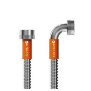 Nerezov&aacute; hadice k pračce a myčce Merabell Aqua Profi G3/4&rdquo; - G3/4&rdquo; 125cm