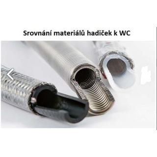Nerezov&eacute; hadice k baterii MERABELL Aqua Profi G3/8&rdquo; &ndash; M10x1 L 50 cm - sada (vodovodn&iacute; baterie) obr.3
