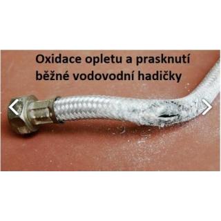 Nerezov&eacute; hadice k baterii MERABELL Aqua Profi G3/8&rdquo; &ndash; M10x1 L 50 cm - sada (vodovodn&iacute; baterie) obr.5