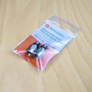 Redukce Merabell M10x1(F) - M8x1(M) pro hadice Aqua (sada 2 ks) obr.4