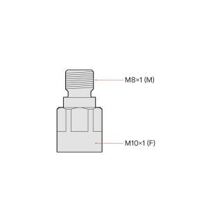 Redukce Merabell M10x1(F) - M8x1(M) pro hadice Aqua (sada) obr.1