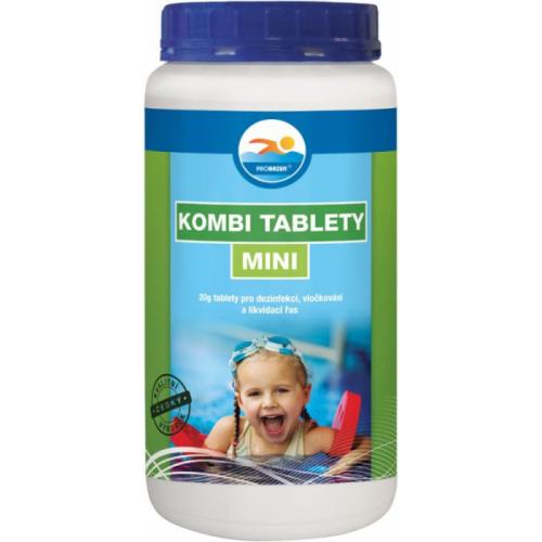 KOMBI tablety MINI 2,5 kg - dezinfekce, likvidace řas a vyvločkování nečistot