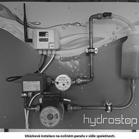 Cvičný panel hydrostopu - firma